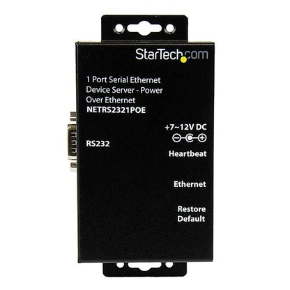 StarTech.com 1 Port RS232 Serial Device Server PoE