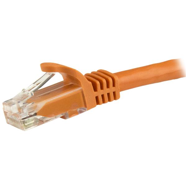 StarTech.com 3m Orange Snagless Cat6 UTP Patch Cable