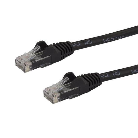 StarTech.com 5m Black GB Snagless RJ45 UTP Cat6 Patch - NWT FM SOLUTIONS - YOUR CATERING WHOLESALER