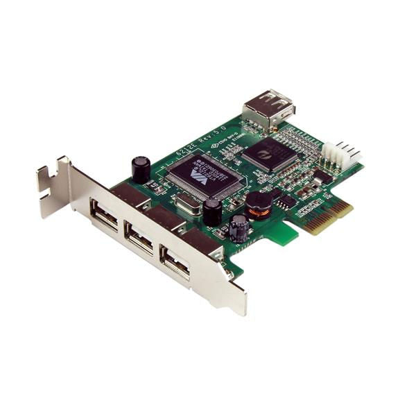 StarTech.com 4 Port PCIE Low Profile USB 2.0 Card - NWT FM SOLUTIONS - YOUR CATERING WHOLESALER