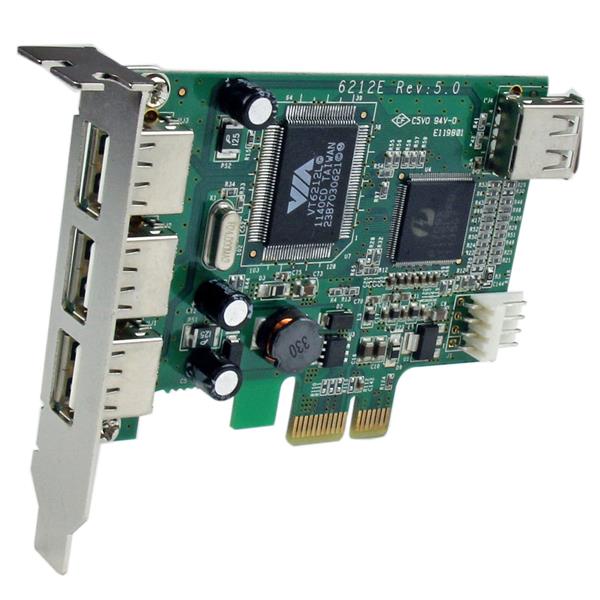 StarTech.com 4 Port PCIE Low Profile USB 2.0 Card