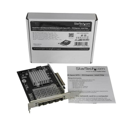 StarTech.com 4 Port SFP Server Network Card XL710