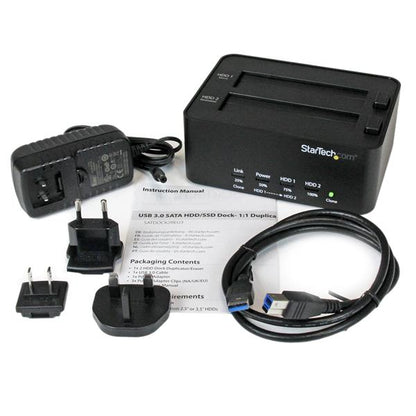 StarTech.com USB3.0 SATA Hard Drive Duplicator Dock