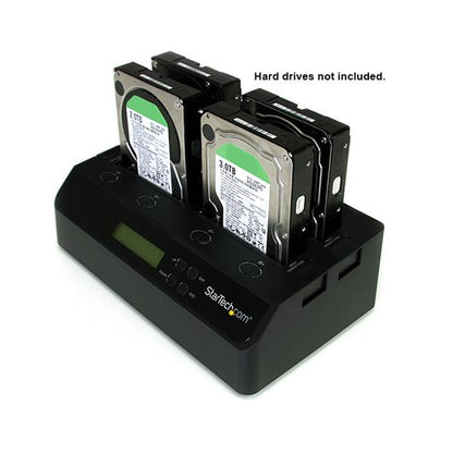 StarTech.com 4 Bay USB 3.0 Hard Drive Duplicator Dock