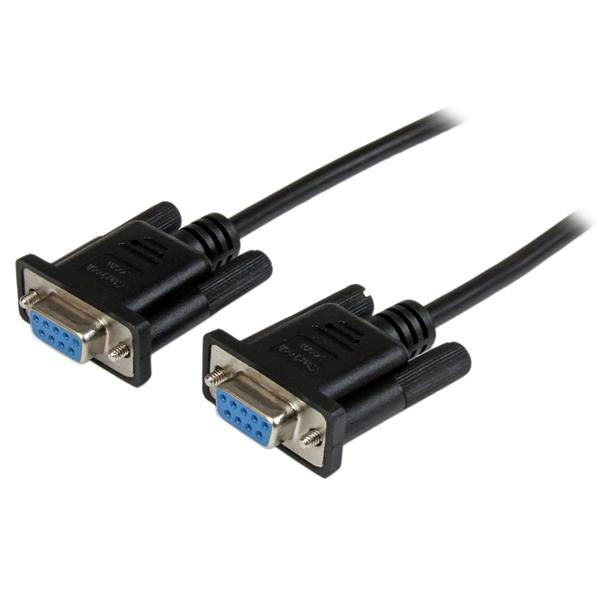 StarTech.com 1m DB9 RS232 Serial Null Modem Cable FF - NWT FM SOLUTIONS - YOUR CATERING WHOLESALER