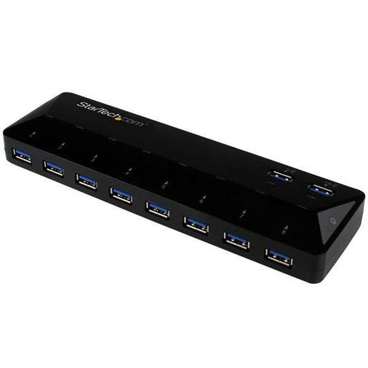 StarTech.com 10 Port USB 3.0 Hub with 2 x 1.5A Ports - NWT FM SOLUTIONS - YOUR CATERING WHOLESALER