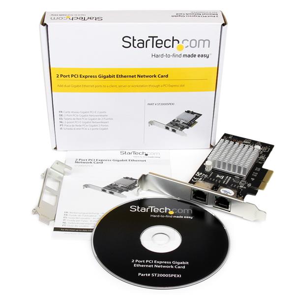 StarTech.com 2 Port PCIe x4 Gbit Server Network Card