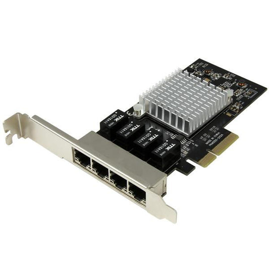 StarTech.com 4 Port Gbit Ethernet Network Card PCIe - NWT FM SOLUTIONS - YOUR CATERING WHOLESALER