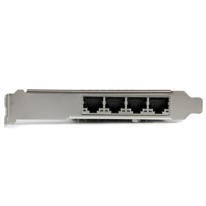 StarTech.com 4 Port Gbit Ethernet Network Card PCIe