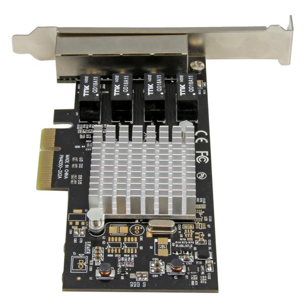 StarTech.com 4 Port Gbit Ethernet Network Card PCIe