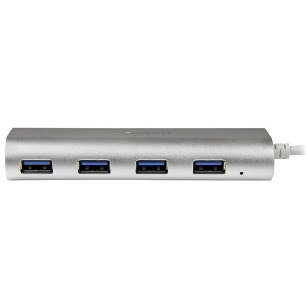 StarTech.com 4 Port USB3 Hub with Built in Cable
