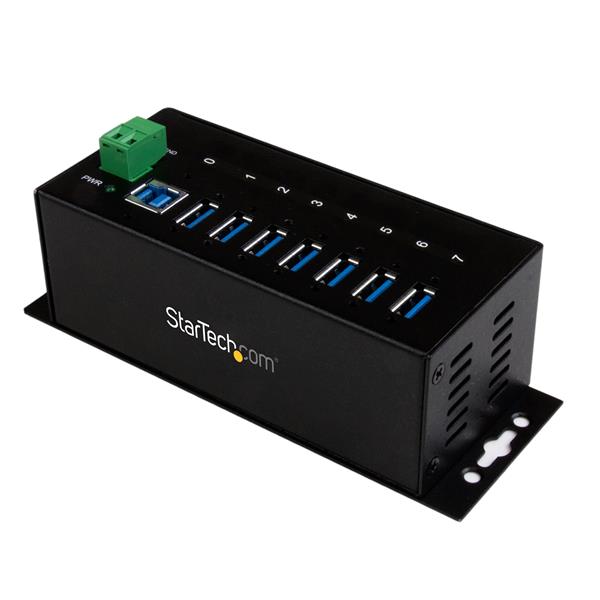StarTech.com Rugged Metal 7 Port USB3.0 Hub DIN Rail - NWT FM SOLUTIONS - YOUR CATERING WHOLESALER
