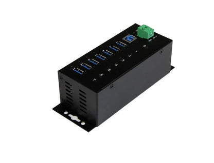 StarTech.com Rugged Metal 7 Port USB3.0 Hub DIN Rail