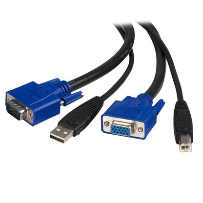 StarTech.com 4.5m 2in1 Universal USB KVM Cable - NWT FM SOLUTIONS - YOUR CATERING WHOLESALER