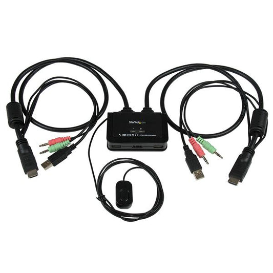 StarTech.com 2 Port USB HDMI Cable KVM Switch - NWT FM SOLUTIONS - YOUR CATERING WHOLESALER