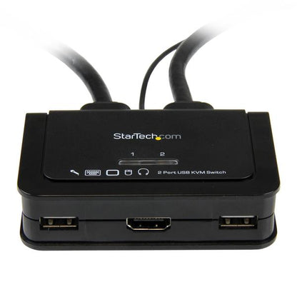 StarTech.com 2 Port USB HDMI Cable KVM Switch