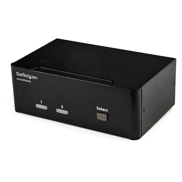 StarTech.com 2 Port DP Dual Monitor KVM 4K - NWT FM SOLUTIONS - YOUR CATERING WHOLESALER