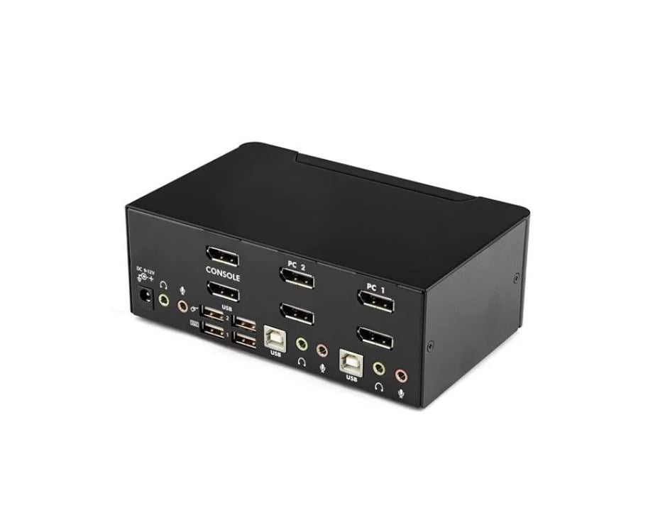 StarTech.com 2 Port DP Dual Monitor KVM 4K