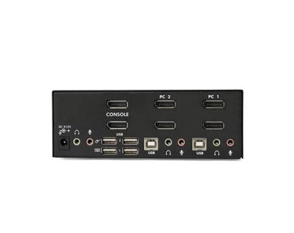 StarTech.com 2 Port DP Dual Monitor KVM 4K