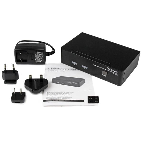 StarTech.com 2 Port Professional USB DP KVM Switch