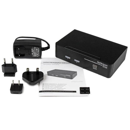 StarTech.com 2 Port Professional USB DP KVM Switch
