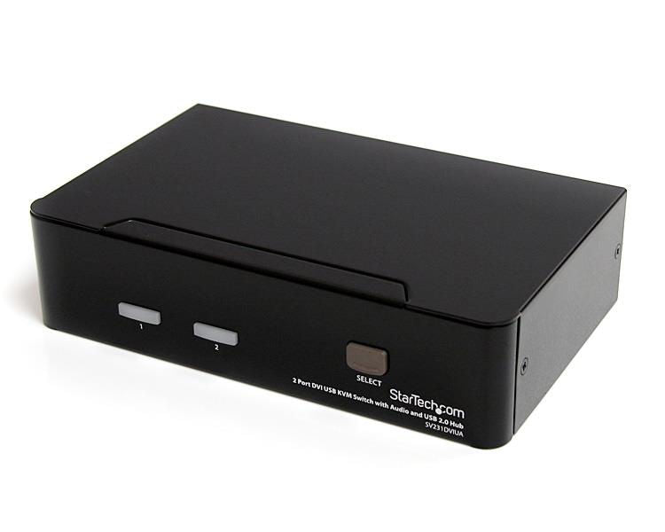StarTech.com 2 Port DVI USB KVM Switch with Audio - NWT FM SOLUTIONS - YOUR CATERING WHOLESALER