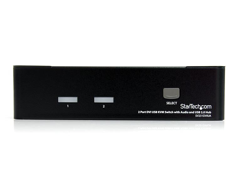 StarTech.com 2 Port DVI USB KVM Switch with Audio