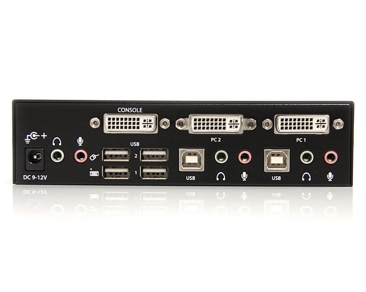 StarTech.com 2 Port DVI USB KVM Switch with Audio