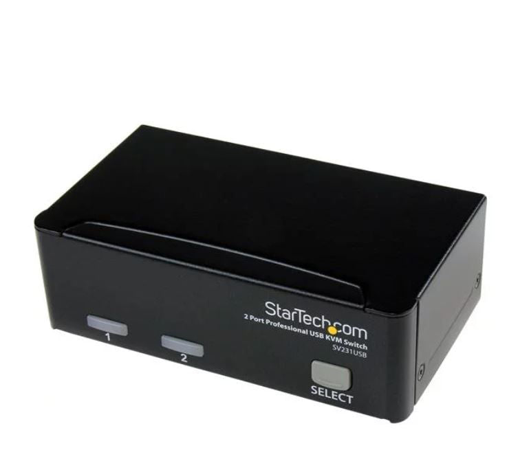 StarTech.com 2 Port USB KVM Switch Kit with Cables - NWT FM SOLUTIONS - YOUR CATERING WHOLESALER