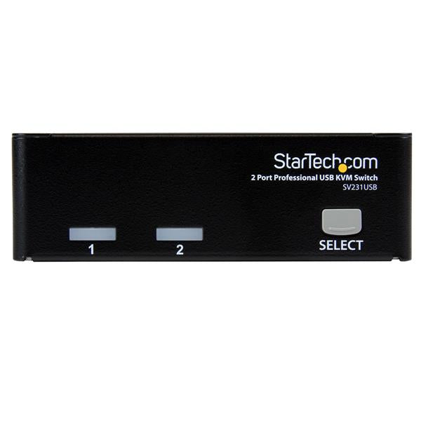 StarTech.com 2 Port USB KVM Switch Kit with Cables