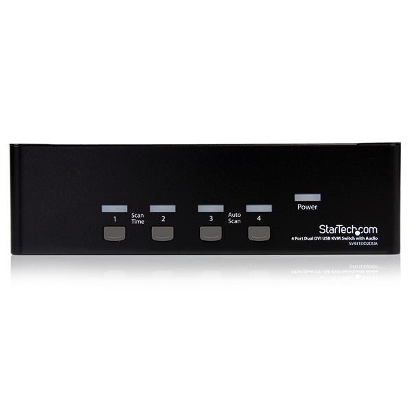StarTech.com 4 Port Dual DVI USB KVM Switch