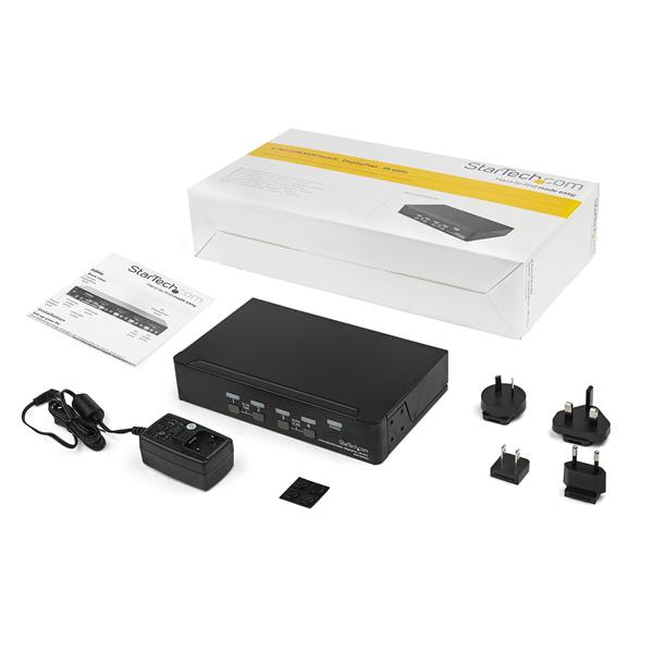 StarTech.com 4 Port DisplayPort KVM Switch 4K
