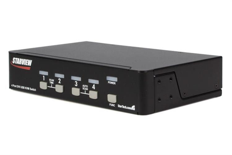 StarTech.com 4 Port StarView DVI USB with Audio KVM - NWT FM SOLUTIONS - YOUR CATERING WHOLESALER