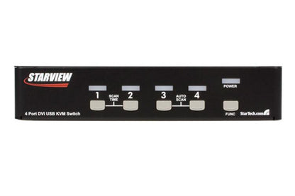 StarTech.com 4 Port StarView DVI USB with Audio KVM