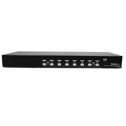 StarTech.com 8 Port USB VGA KVM Switch with Audio