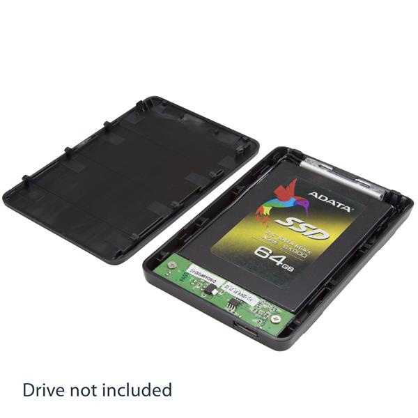 StarTech.com USB3 2.5in External SATA SSD HDD Enclosure