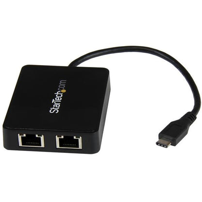 StarTech.com Dual USBC to GbE Adapter with USBA Port - NWT FM SOLUTIONS - YOUR CATERING WHOLESALER