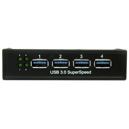 StarTech.com USB3 Front Panel 4 Port Hub 3.5in 5.25in