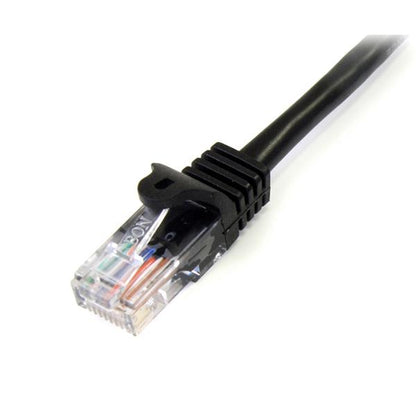 StarTech.com 1m Black Snagless Cat5e Patch Cable