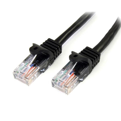 StarTech.com 10m Black Snagless Cat5e Patch Cable - NWT FM SOLUTIONS - YOUR CATERING WHOLESALER