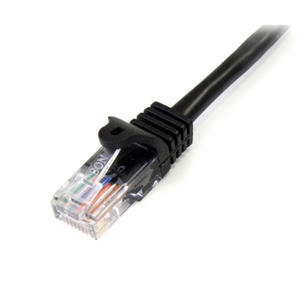 StarTech.com 10m Black Snagless Cat5e Patch Cable