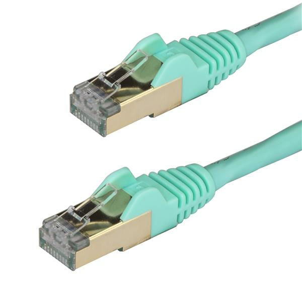StarTech.com 1m Aqua Cat6a Ethernet Cable STP - NWT FM SOLUTIONS - YOUR CATERING WHOLESALER