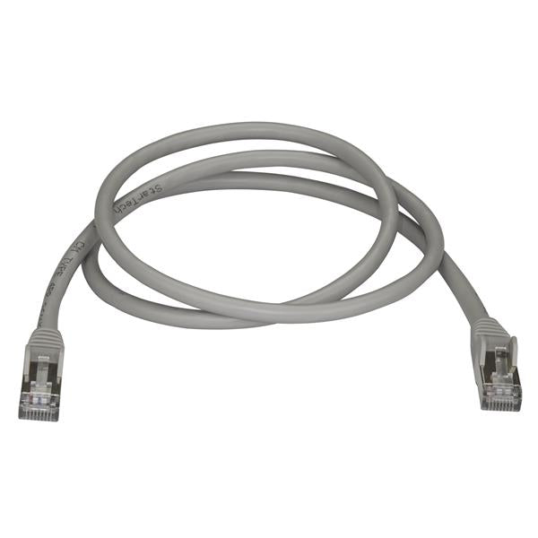 StarTech.com 1m Grey Cat6a Ethernet Cable STP