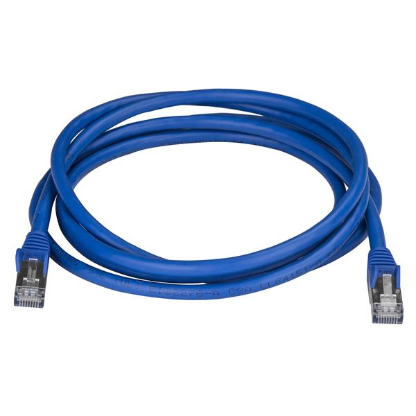StarTech.com 2m Blue Cat6a Ethernet STP Cable