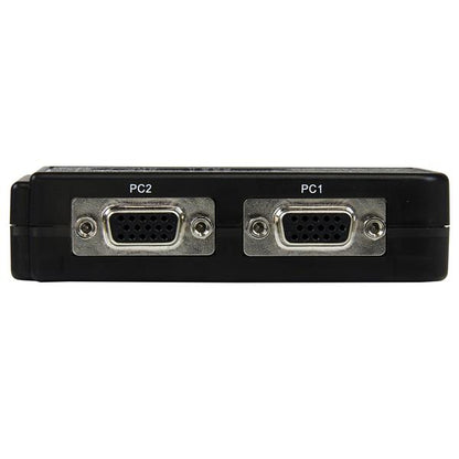 StarTech.com 2 Port Black USB KVM Switch
