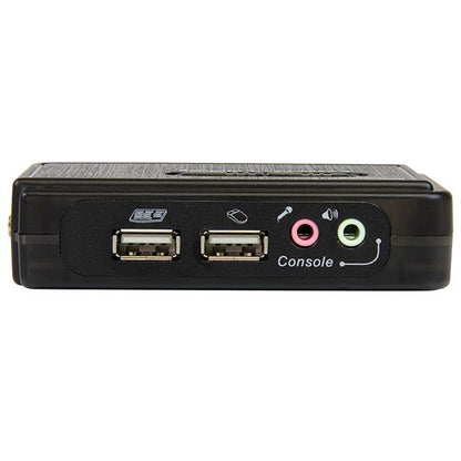 StarTech.com 2 Port Black USB KVM Switch