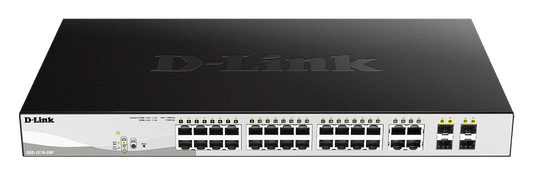 D-Link DGS-1210-28MP Managed L2 Gigabit Power over Ethernet 1U Network Switch - NWT FM SOLUTIONS - YOUR CATERING WHOLESALER