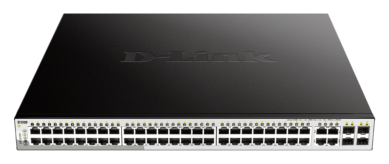 D-Link DGS-1210-52MP Managed L2 Gigabit Ethernet Network Switch - NWT FM SOLUTIONS - YOUR CATERING WHOLESALER
