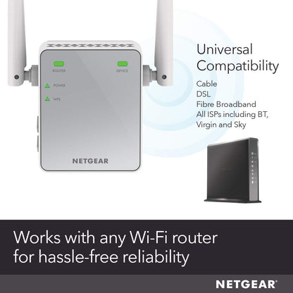 Netgear Wireless N300 Network Range Extender