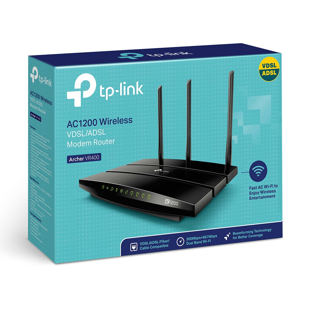 TP-Link AC 1200 Wireless VDSL ADSL Modem Router